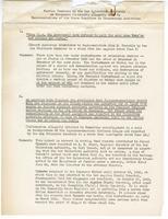 Further comments by the War Relocation Authority on newspaper statements allegedly made by representatives of the House Committee on Un-American Activities