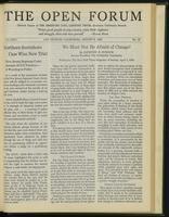 Open forum, vol. 26, no. 16 (August, 1949)