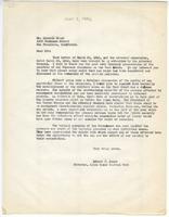 Letter from Edward J. Ennis, Director, Alien Enemy Control Units, to Lincoln Kanai, May 2, 1942