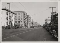 Hollywood Boulevard, looking northeast from Hollywood Boulevard and St. Andrews Place