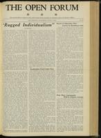Open forum, vol. 7, no. 23 (June, 1930)