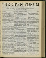 Open forum, vol. 23, no. 16 (May, 1946)