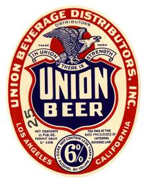 Union Beer, Union Beverage Distributors, Inc., Los Angeles
