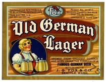 Fox Old German lager, J.G. Fox and Co., Seattle, Wash.