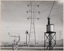 Pacific Gas and Electric, Newark substation, incoming line and telephone, Alameda County, California