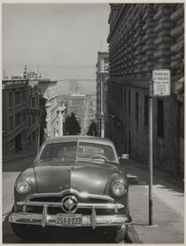 Sacramento Street between Powell and Mason Streets, Nob Hill, San Francisco