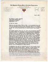 Letter from Lincoln Kanai, Executive Secretary, Japanese YMCA, to Edward J. Ennis, Director, Alien Enemy Control Units, May 9, 1942