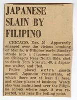 Japanese slain by Filipino