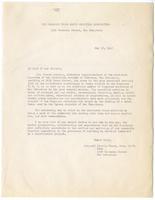 Letter from Lincoln Kanai, Executive Secretary, Japanese YMCA, To Whom It May Concern, May 18, 1942