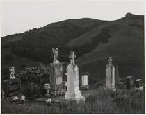 Catholic cemetery behind Marin City Housing Project, Marin City, Marin County, California