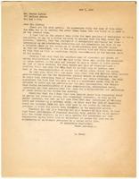 Letter from Lincoln Kanai to George Corwin, May 5, 1942