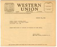 Telegraph from Ernest Besig, Director, American Civil Liberties Union of Northern California, to Charles Elmore Cropley, Clerk, Supreme Court of the United States, December 18, 1944