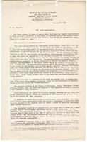 Memo from Office of the National Secretary and Field Executive of the Japanese American Citizens' League to all chapters, January 23, 1942