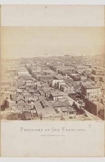 Panorama of San Francisco from California Street Hill (F)