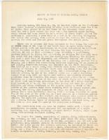 Report on visit to Cascade Locks, Oregon, July 30, 1942