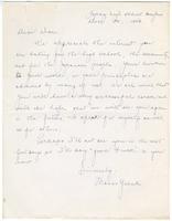 Letter from Masao Yabuki to Joseph R. Goodman, December 20, 1943
