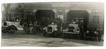 Fire fighters and vehicles of Engine Co. No. 28, Los Angeles