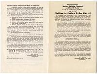 Civilian exclusion order no. 41; Instructions to all persons of Japanese ancestry, C.E. Order 41