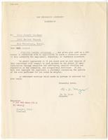 Letter from D. S. Myer, Director, War Relocation Authority, to Elizabeth B. Goodman
