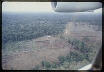 Aerial view of Jonestown
