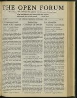 Open forum, vol. 24, no. 22 (November, 1947)
