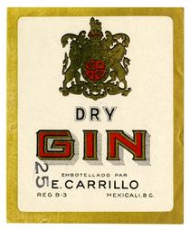 Dry gin, E. Carrillo, Mexicali, Baja California