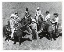 Man and horsewomen at the Hayward Rodeo