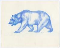 Draft rendering of the California Bear Flag