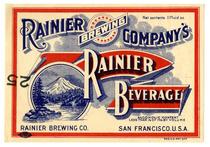 Rainier beverage, Rainier Brewing Co., San Francisco