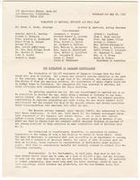 Press release (Committee on National Security and Fair Play) (May 18, 1942)