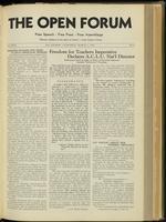 Open forum, vol. 18, no. 9 (March, 1941)
