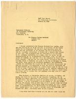 Letter from Elizabeth B. Goodman to Employment Division, War Relocation Authority, January 8, 1943