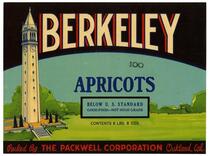 Berkeley apricots, Packwell Corporation, Oakland