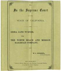 W.C. Burnett legal miscellany, 1856-1879.