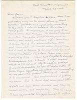Letter from Lincoln Kanai to Joseph R. Goodman, March 23, 1943