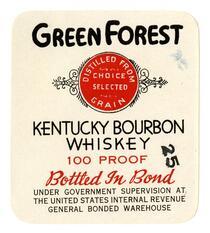 Green Forest Kentucky bourbon whiskey