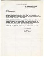 Letter from E. R. Fryer, Regional Director, War Relocation Authority, to Lincoln Kanai, May 18, 1942