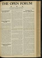Open forum, vol. 3, no. 27 (July, 1926)
