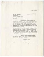 Letter from Ernest Besig, Director, American Civil Liberties Union of Northern California, to Fred Korematsu, July 21, 1942