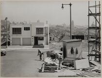 Construction of houses, Baker Street and Anzavista Avenue, San Francisco