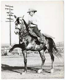 Eliseo Cisco Gomez and his horse 