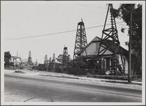 Old oil wells still producing at Adobe Street