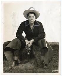 Portrait of star cowboy Roy Randalph