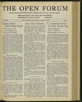 Open forum, vol. 24, no. 8 (April, 1947)