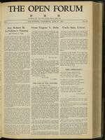 Open forum, vol. 2, no. 26 (June, 1925)