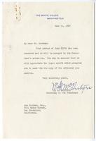 Letter from M. H. McIntyre, Secretary to the President, to Joseph R. Goodman, June 13, 1942