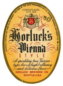 Horluck's Vienna style, Horluck Brewing Co., Seattle