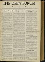 Open forum, vol. 8, no. 15 (April, 1931)