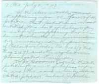 Handwritten note by Judge Micheal J. Roche