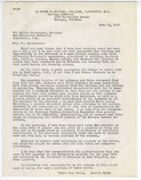 Letter from Lincoln Kanai to Milton Stover Eisenhower, Director, War Relocation Authority, June 31, 1942